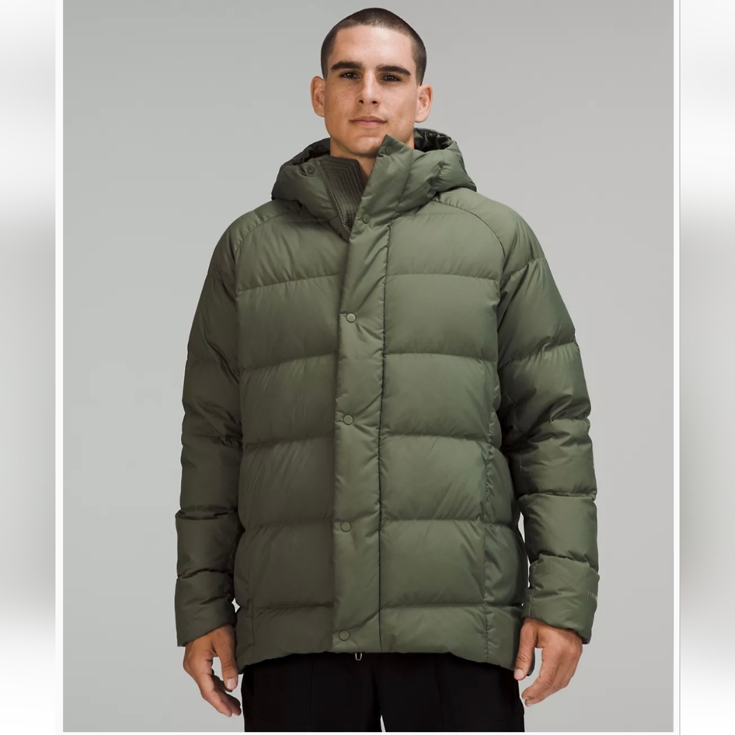 Nwt Lululemon Green Wunder Puff Jacket Coat
